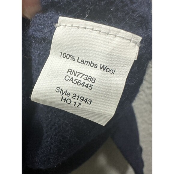 J CREW 100% Lambs Wool Collard 1/4 Button Henley Pullover Sweater Shirt Small - Picture 4 of 7